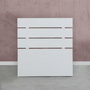 Hanah Home Cabecero Fuga 100 Blanco Brillante 100x100x3 cm Tablero de Partículas Melamina